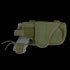 The Condor HT Holster in Olive Drab, shown with a gray training pistol partially inserted, is displayed against a plain white background.